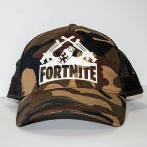 FORTNITE Online Video Game Truckers Hat Snapback Camouflauge Unisex